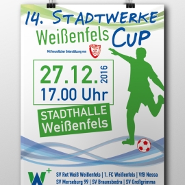 Plakat Stadtwerke Cup Weißenfels